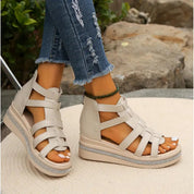 Women's Platform Wedge Sandals | Adjustable Strap Shoes