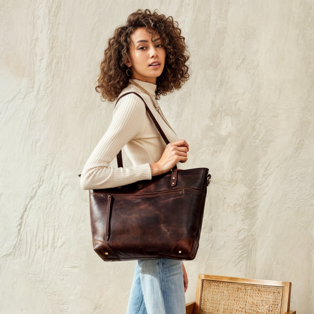 Women's Zip Tote Bag | Large Bag