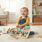 Children's Wooden Toy Steering Wheel | Imaginative Play