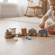 Wooden Toy Train | Interactive Learning and Fine Motor Skills