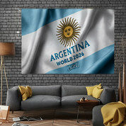 Argentina Flag Backdrop | World Cup Party Wall Decoration