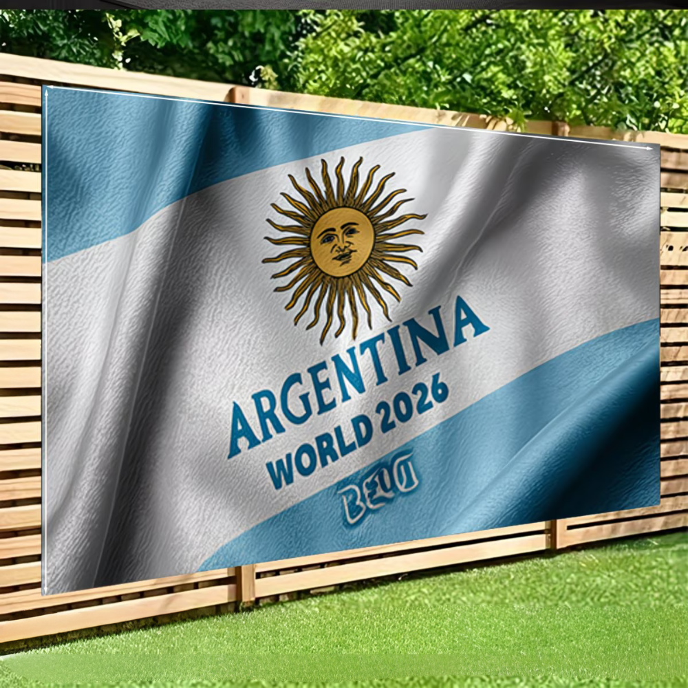 Argentina Flag Backdrop | World Cup Party Wall Decoration