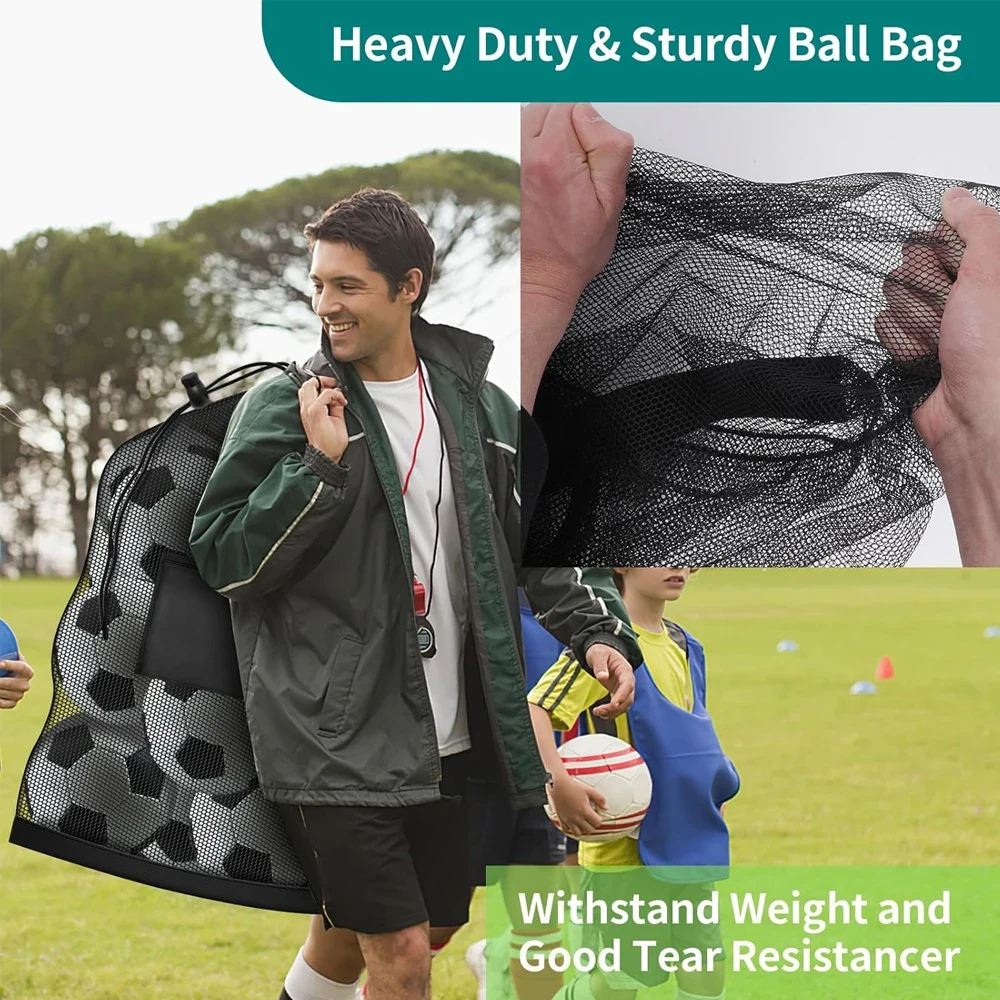 World Cup Drawstring Sports Bag | Mesh Equipment Bag